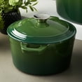 thumbnail image 2 of BergHOFF Neo Cast Iron 3qt. Round Dutch Oven 8" with Lid, Green, 2 of 8