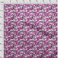 thumbnail image 4 of oneOone Cotton Poplin Fuschia Pink Fabric Skull Craft Projects Decor Fabric Printed By The Yard 42 Inch Wide, 4 of 4