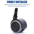 thumbnail image 3 of 80 Pcs Chair Nylon Leg Cover Wheel Socket Sleeve Caps Caster Protectors Furniture Feet, 3 of 6