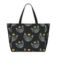 thumbnail image 2 of Xecao Faces Of The Cat for versatile beach bag for women includes zipper pockets and waterproof material, ideal for vacations and adventures., 2 of 7