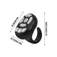 thumbnail image 4 of Cagogo under $5 3Pcs Bluetooth Remote Control, Fingertip Wireless Bluetooth Remote Control,Short Video Like Remote Controller,Lazy Selfie Taker,ENovel Page Turner,Hands-free Browsing Device, 4 of 9