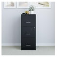 thumbnail image 2 of 3-Drawer Filing Cabinet, Letter Size, Lockable - Black Office File Cabinet, 2 of 8