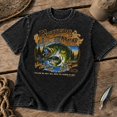 thumbnail image 3 of Vintage Christian Fishing Washed T-Shirt, Unisex Classic Fit, Heavyweight Cotton, Front Graphic, 3 of 7