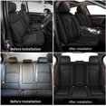 thumbnail image 5 of LAONNVIR Leather Auto Car Seat Covers Front & Rear Seat Protector Fit for Ford Edge 2007-2024 5 Seats Full Set Universal Fit (Black), 5 of 5