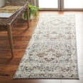 thumbnail image 2 of SAFAVIEH Antique Patina Comgan Moroccan Polyester Runner Rug, Grey/Blue, 4' x 10', 2 of 6