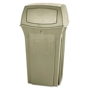 Rubbermaid Commercial Ranger Fire-Safe Container, Square, Structural Foam, 35gal, Beige by RUBBERMAID COMMERCIAL PROD.