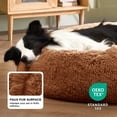 thumbnail image 3 of Cama para mascotas Bedsure Donut, grande, 91 cm, piel sintética esponjosa, 3 of 8