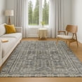 thumbnail image 7 of Addison Rugs Mayfield Premium Machine Washable Transitional Border Pewter Rectangle Rug, 9' x 12', 7 of 7