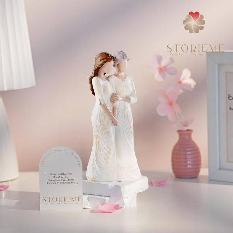 Hovilon Mother Daughter Figurines Give Mom Gifts,Mother Daughter