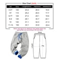 thumbnail image 4 of XinLfly Toddler Boys Girls Sweatpants Casual Solid Color Cotton Active Jogger Pants Elastic High Waist Drawstring with Pockets Trousres,Blue,5T, 4 of 7