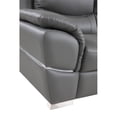thumbnail image 5 of Titan Furnishings 37" Modern Leather Upholstered Chair in Gray, 5 of 18