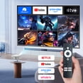 thumbnail image 6 of Salange LCD Full HD Native 1080p Portable Movie Projector with Stand, 6 of 7