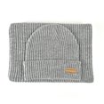 thumbnail image 2 of Gorro y bufanda de punto para hombre y mujer, conjunto de 2 piezas, color jaspeado, invierno, 2 of 4
