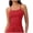 Red, variant on Women's Athletic Tank Tops Sleeveless Spaghetti Criss Cross Strap Scoop Neck T Shirts Solid Slim Fit Yoga Workout Top Shirts