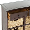 thumbnail image 4 of Safavieh Unité de Rangement en Bois Harry en Cerisier Foncé, 4 of 5
