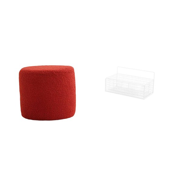 Escabel,Reposapiés pequeño,taburete otomano,sofá,taburete de té,Reposapiés Cubo Taburete Taburete para Dormitorio Baño,Cesta de almacenamiento,Cesta organizadora de almacenamiento de