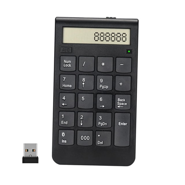 Número PAD Duradero 2.4G Numérico Resistente Al Desgaste para Financiación Contable Sunnimix Teclado numérico