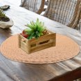 thumbnail image 1 of FOMIYES Mantel Oval Decorativo Tejido En Beige Para Con Función Anti Calor Y Duración Prolongada, 1 of 6