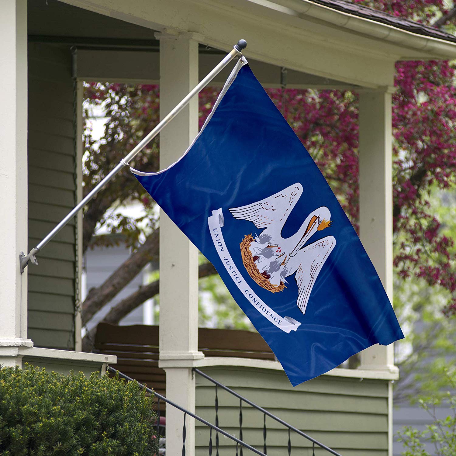 Louisiana State Flag - 3ft x 5ft Knitted Polyester, State Flag Collection, Made in The USA