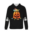 thumbnail image 5 of Enjoytime Halloween Sweatshirts for Men Cute Printed Long Sleeve Drawstring Pullover Hoodies Fashion Casual Festival Party Oversized Hoodie Black XL, 5 of 5