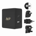 thumbnail image 2 of Upgraded Usb-C 45W Wall Charger With Uk, Au, Eu Plugs For Cell Phones And Laptop, 2 of 6