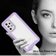 thumbnail image 4 of Galaxy A53 5G Case Clear, Sturdy Case for 2022 Samsung Galaxy A53 6.5", Njjex Full-Body Rugged Transparent Clear Back Bumper Case Cover for Samsung Galaxy A53 5G -Purple, 4 of 10