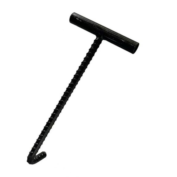 Heavy Duty Manhole Cover Hook 10mm Thick Steel Manhole Hook Lifter Tool for Easy Access Lifting and Pulling Tool