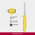 thumbnail image 3 of Victorinox Swiss Classic Paring Knife 3.9 Inch Wavy Edge Pointed Tip - Yellow, 3 of 6