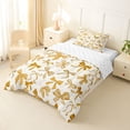 thumbnail image 2 of Erosebridal Yellow Polka Dots Bow Twin Comforter Sets 3-Piece for Teens Girls,Kids Kawaii Ribbon Bowtie Bedding Set,Super Cozy Room Decor, 2 of 6
