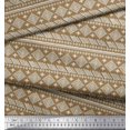 thumbnail image 3 of Soimoi Silk Fabric Aztec African Print Fabric by Yard 42 Inch Wide, 3 of 3
