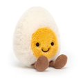 thumbnail image 1 of Juguete de peluche Jellycat Amuseables, huevo cocido, feliz, 14 cm, 1 of 6