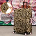 thumbnail image 4 of Brown and Black Leopard Print Luggage Cover Fashion Suitcase Cover Baggage Covers Fit 25-28 Inch Luggage (Go Travel), 4 of 5