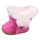 thumbnail image 5 of Botas de muñeca de 18 años para niña de 18 años, botas de gamuza con cremallera, zapatos de invierno Rosado, 5 of 9