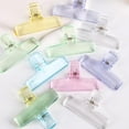thumbnail image 6 of 10Pcs Clear Acrylic Binder Clip Acrylic Paper Clamp for Food Bag Photo File Receipt Drawing Board Kitchen Office Use, 6 of 8