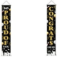 thumbnail image 2 of Graduation Decorations 2025 Clearance! 2023 Graduation Banners Hanging Flags Porch Sign Class of 2023 & Congrats Grad Banner 2023 Graduation Decorations Party Supplies for Indoor/Outdoor Home Door, 2 of 4