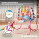 thumbnail image 5 of Silla Mecedora Columpio Electrica Para Bébe Portátil De Lujo Cómodo Bouncer Para Bebes Silla Acolchada Multifuncional Con Juguetes Colgante (VERDE), 5 of 6