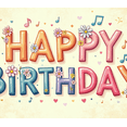 thumbnail image 3 of Colorful Floral Themed Happy Birthday Banner Background Backdrop Party Decors Photography Props for Birthday Party Celebration Family Gathering and Photo Booth, 3 of 3