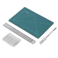 thumbnail image 2 of Durable A5 Fabric Cutting Mat - Accurate Inch/mm Scale, 15x22cm, with Knife Blades Ruler, 2 of 24