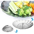 thumbnail image 2 of Stainless Steel Steamer Adjustable Steamer Insert (16Cm-26Cm) Steamer Insert For Cooking Pots, 2 of 7