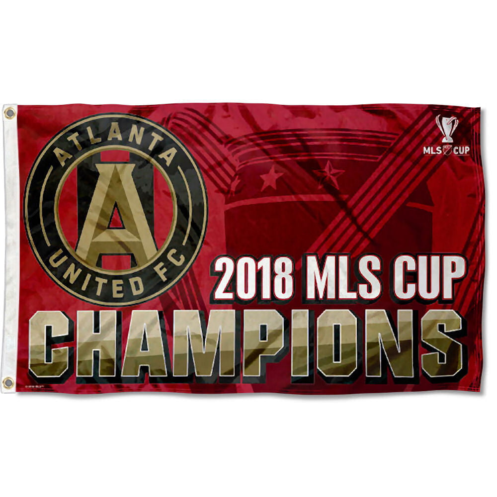 Atlanta United Football Club MLS Cup Conquered 2018 Champions 3' x 5' Flag 