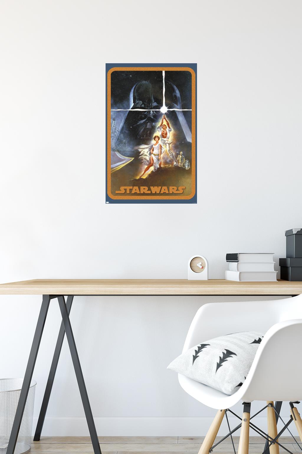 Star Wars: A New Hope - Galaxy Pose Wall Poster, 14.725" x 22.375"