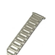 16-21MM STAINLESS STEEL SILVER TWIST O FLEX RADIAL WATCH BAND RARE 5.8 INCHES LONG