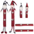 thumbnail image 1 of Coofit Housse de Poignée de Noël Festive 6 Pcs Poignée de Porte Décoration de Poignée de Réfrigérateur, 1 of 10
