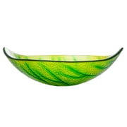 Green Leaf Shaped Vessel Sink