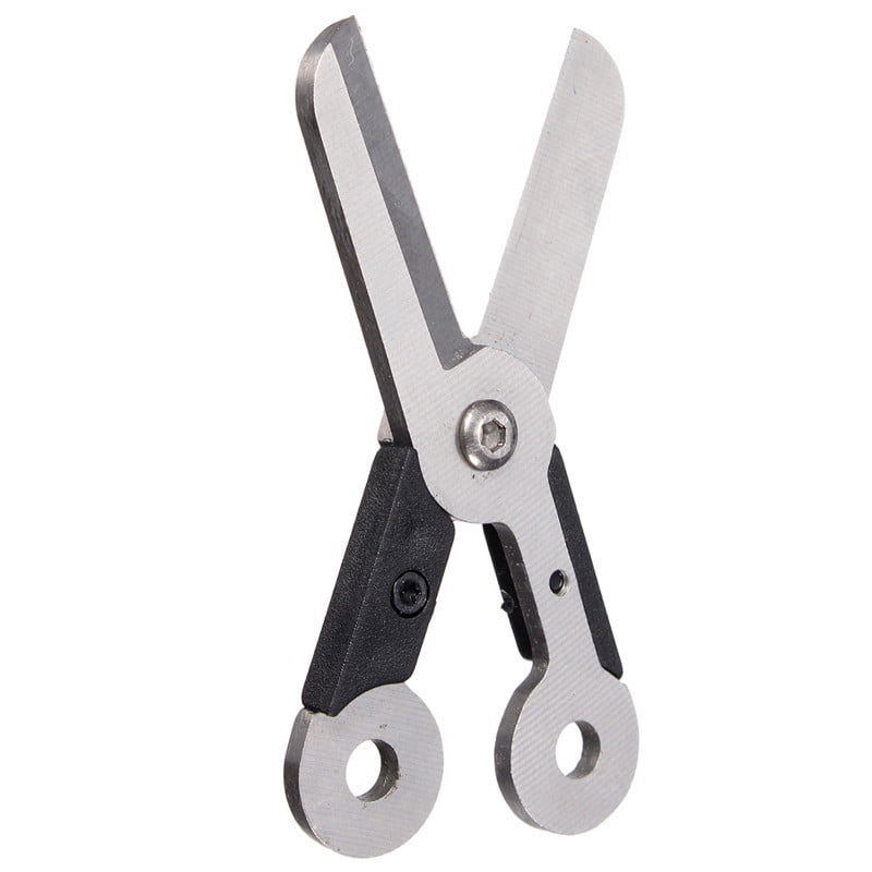Mini Survival Outdoor EDC Spring Scissor Pocket Tool Keyring  Key Chain Ring 