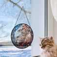 thumbnail image 4 of Lioness Ornament Christmas 2025, Lioness Stained Glass Window Hanging – Artistic Handmade Glass Ornament, Perfect for Nature Lovers, 4 of 5