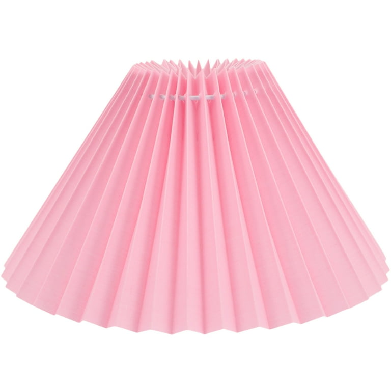 Pink Lampshades For Table Lamps Cloth Lamp Shade Pleated Lampshade Replacement Light Cover for Chandelier Table Wall Floor Lamp