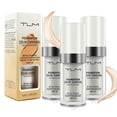 thumbnail image 2 of Tlm 3-Pack Color Changing Foundation Liquid Base,Flawless Concealer Cover Cream,Lightweight for All Skin, 2 of 10