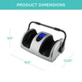thumbnail image 7 of Best Choice Products Foot Massager Machine, Therapeutic Reflexology Massager w/ High-Intensity Rollers - Silver, 7 of 7