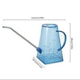 thumbnail image 3 of Home Gardening Transparent PP Plastic Long Mouth Watering Pot Watering Water Bottle Pattern Retro Watering Pot, 3 of 4